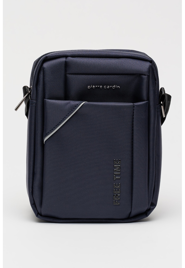 Geanta crossbody din textil cu bareta ajustabila