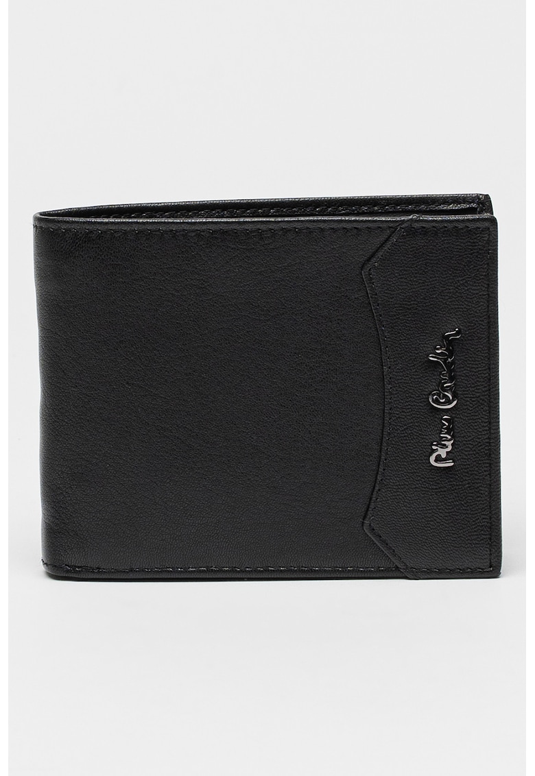 Portofel pliabil de piele cu logo