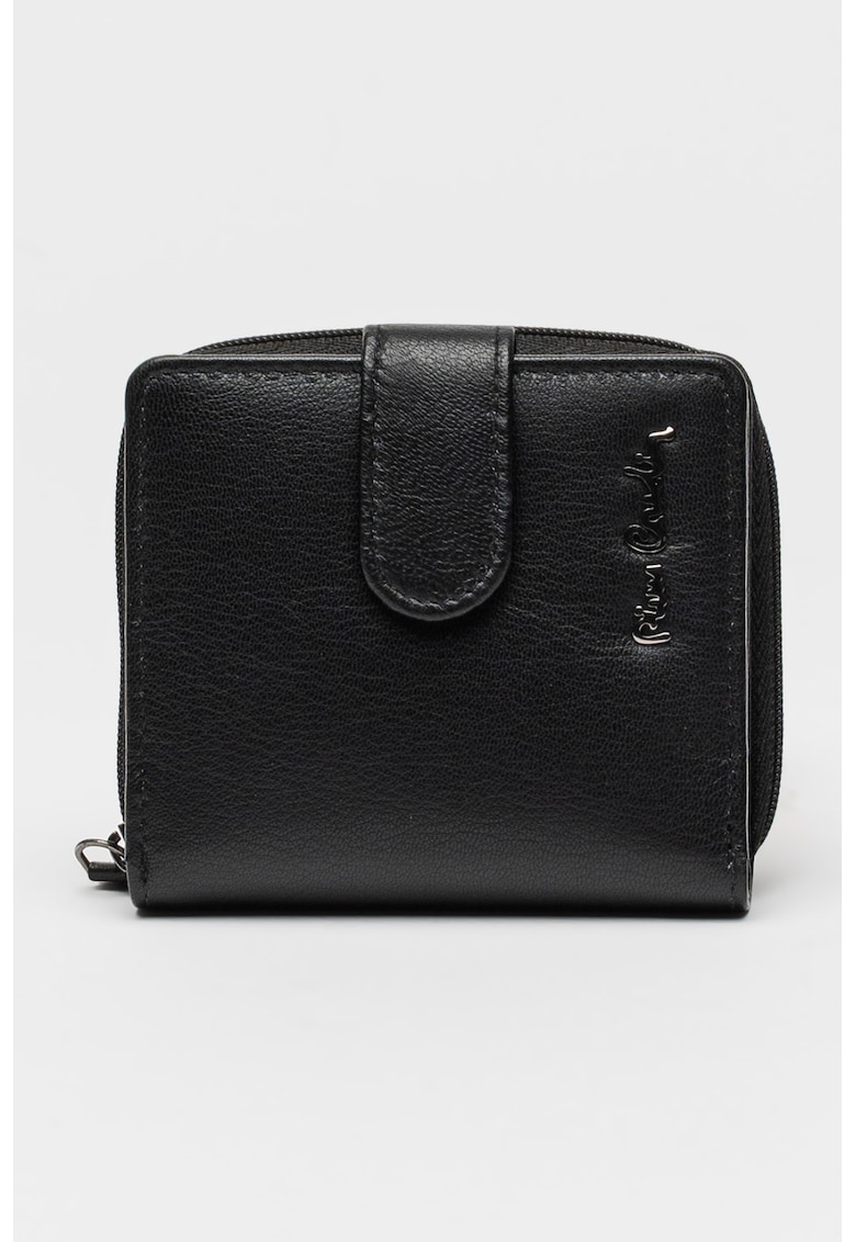Portofel de piele cu RFID - Negru