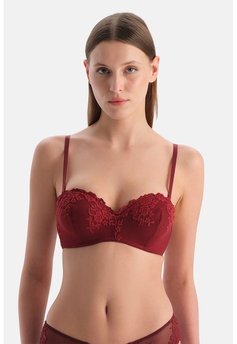 Sutien balconette cu bretele detasabile