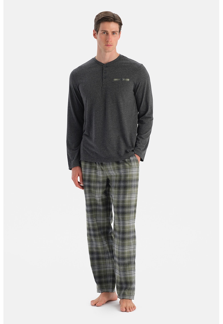 Pijama lunga cu model