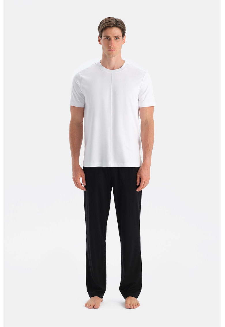 Pantaloni de pijama din bumbac si modal