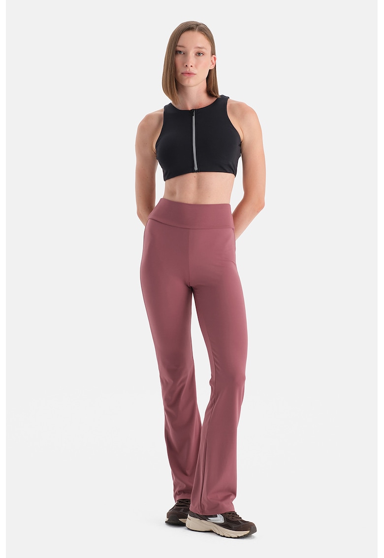 Colanti cu talie inalta si model uni