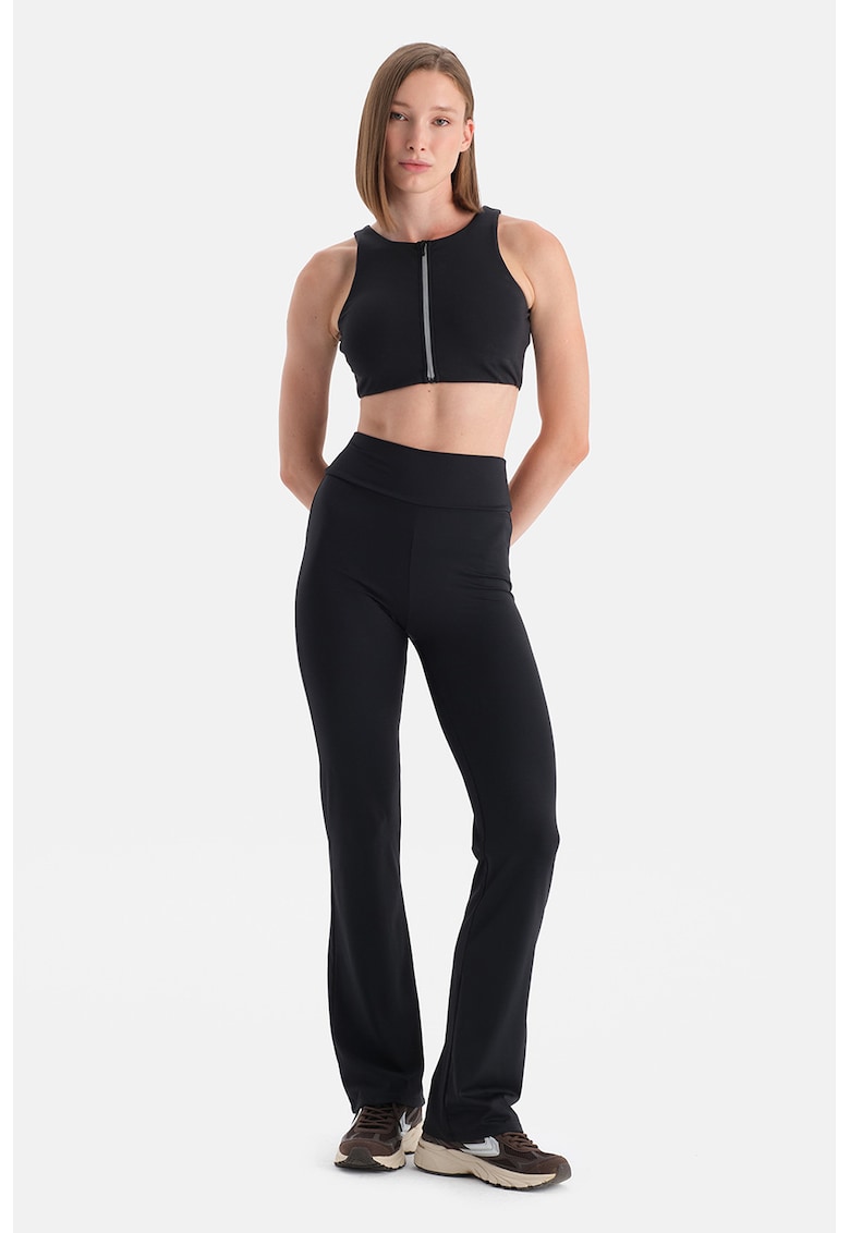 Colanti cu talie inalta si model uni