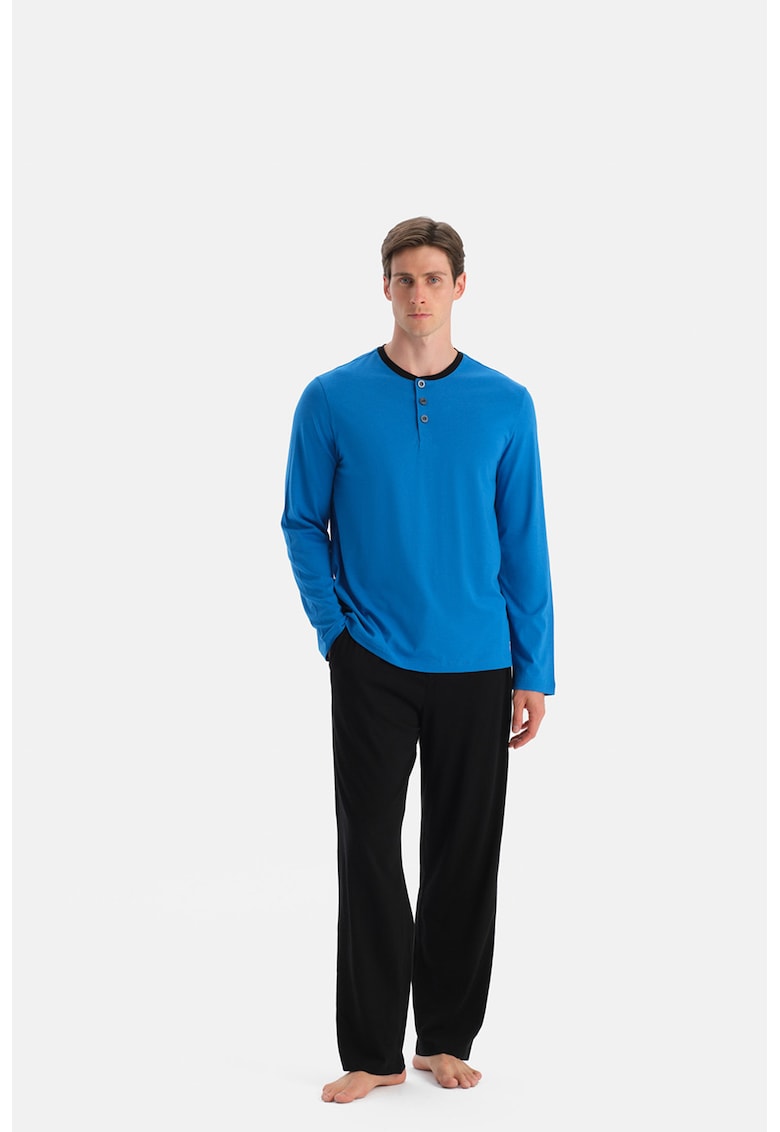 Pijama lunga din bumbac