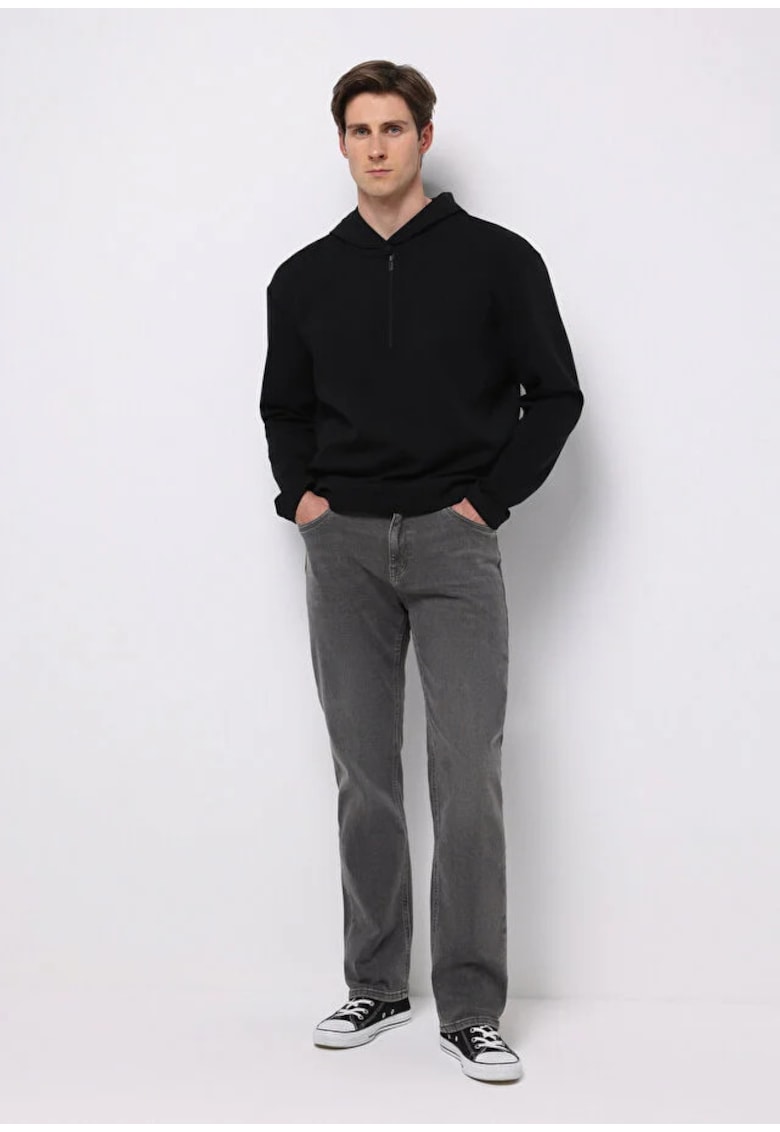 Pantaloni Barbatesti - Regular Fit - Negru -