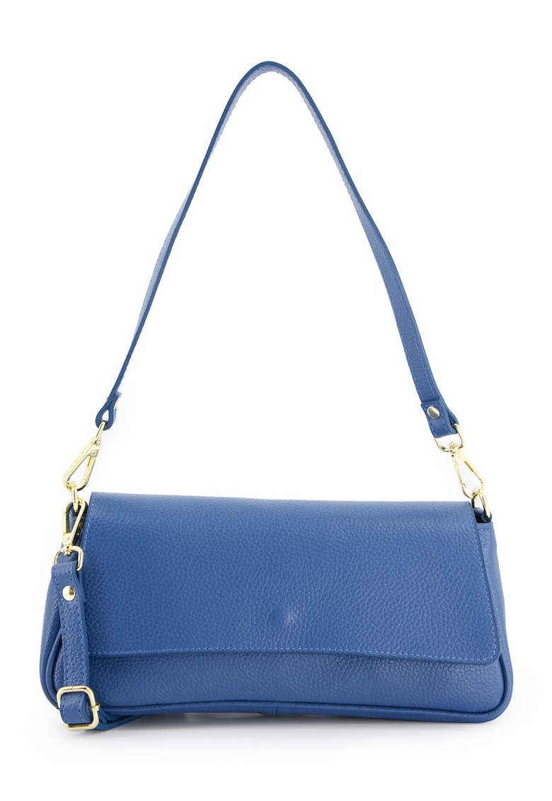 Geanta de umar piele naturala - granat - 30x14x8cm - curea detasabila 61cm - curea maxim 115cm