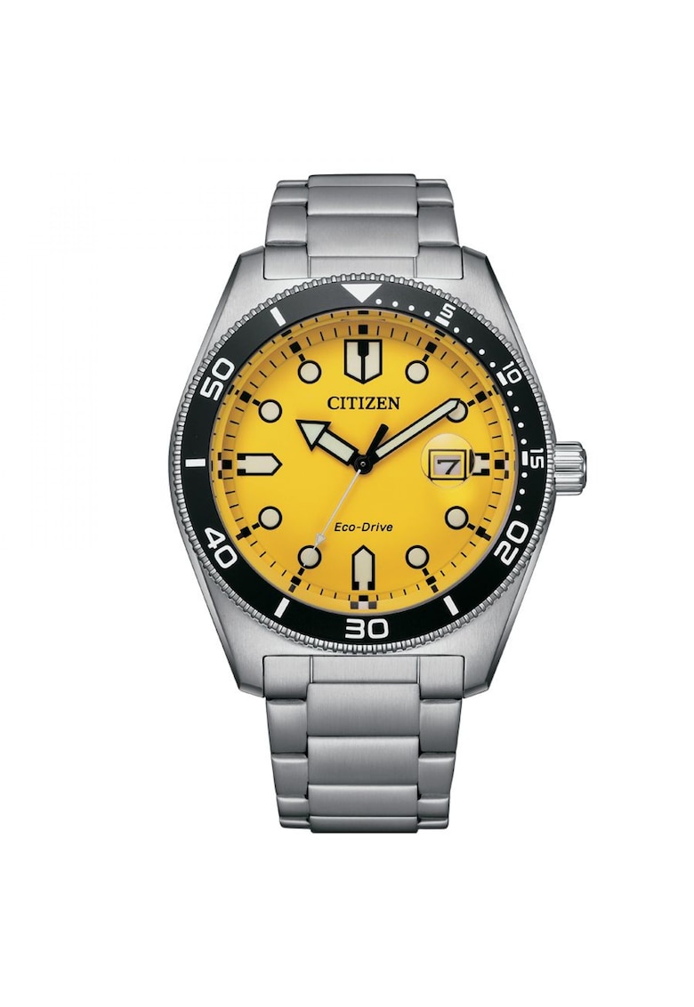 Ceas Barbati - Eco-Drive - inox - 43mm