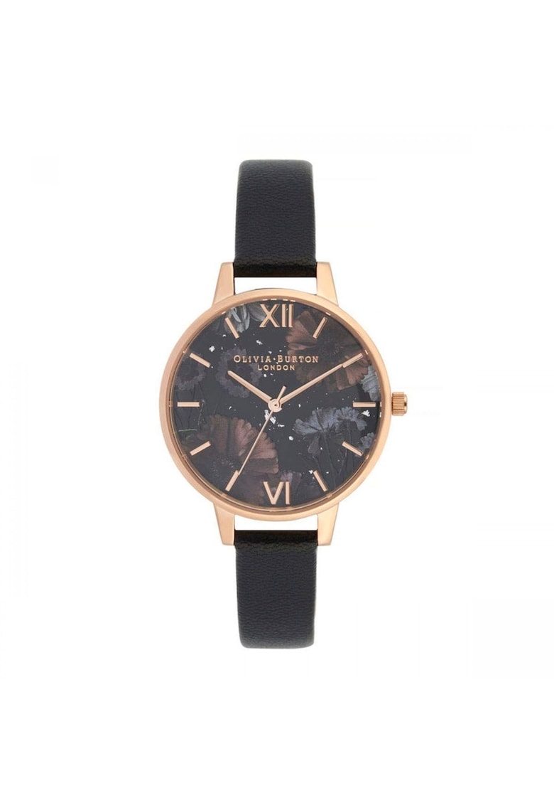 Ceas dama -  Celestial - inox - 34mm - piele naturala