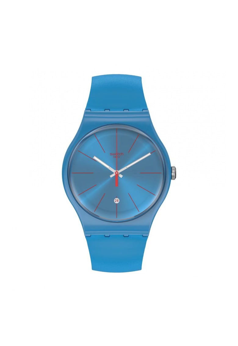 Ceas bărbați New Gent - mecanism quartz - plastic - 41mm - analog - rezistent la apă 3atm