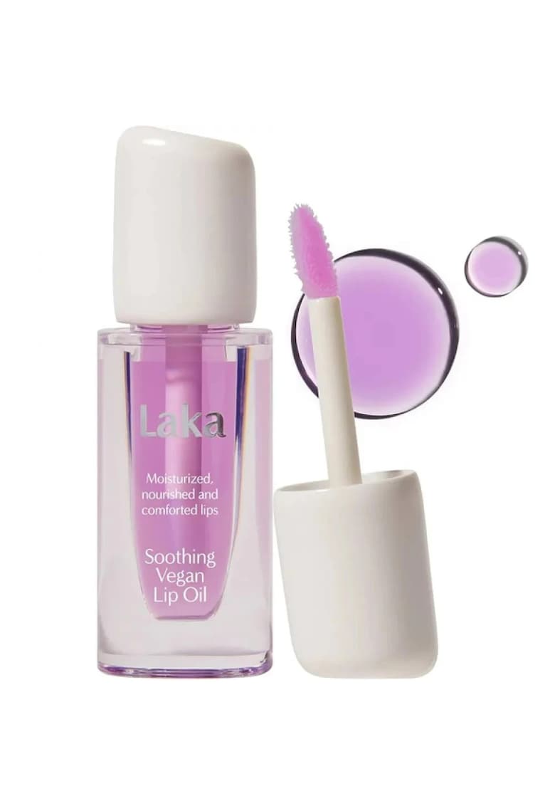 Ulei de buze - Soothing Vegan Lip Oil - Calming Purple - hidratare si stralucire - 4.5 ml