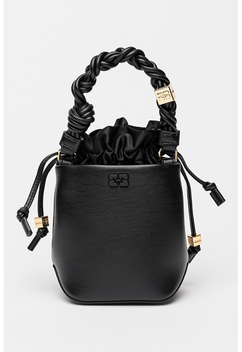 Geanta bucket de piele ecologica cu bareta aditionala Bou