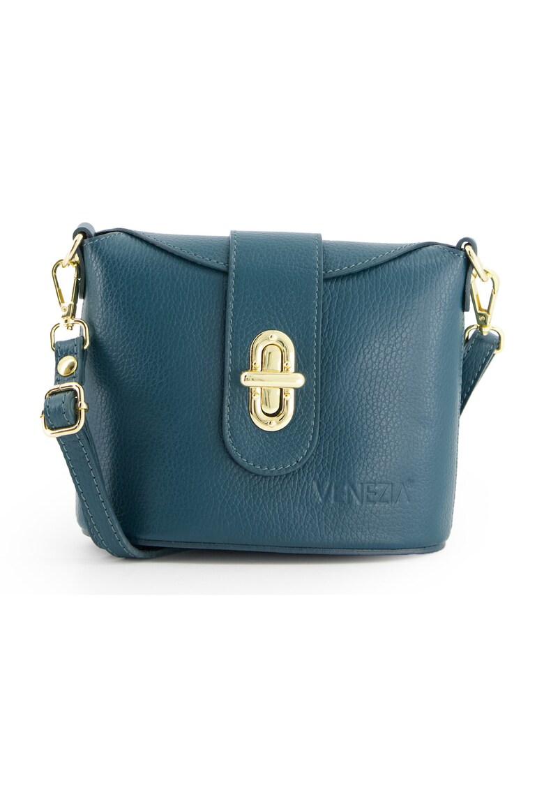 Geanta crossbody dama piele naturala - 18x20x9cm - curea detasabila max 138cm