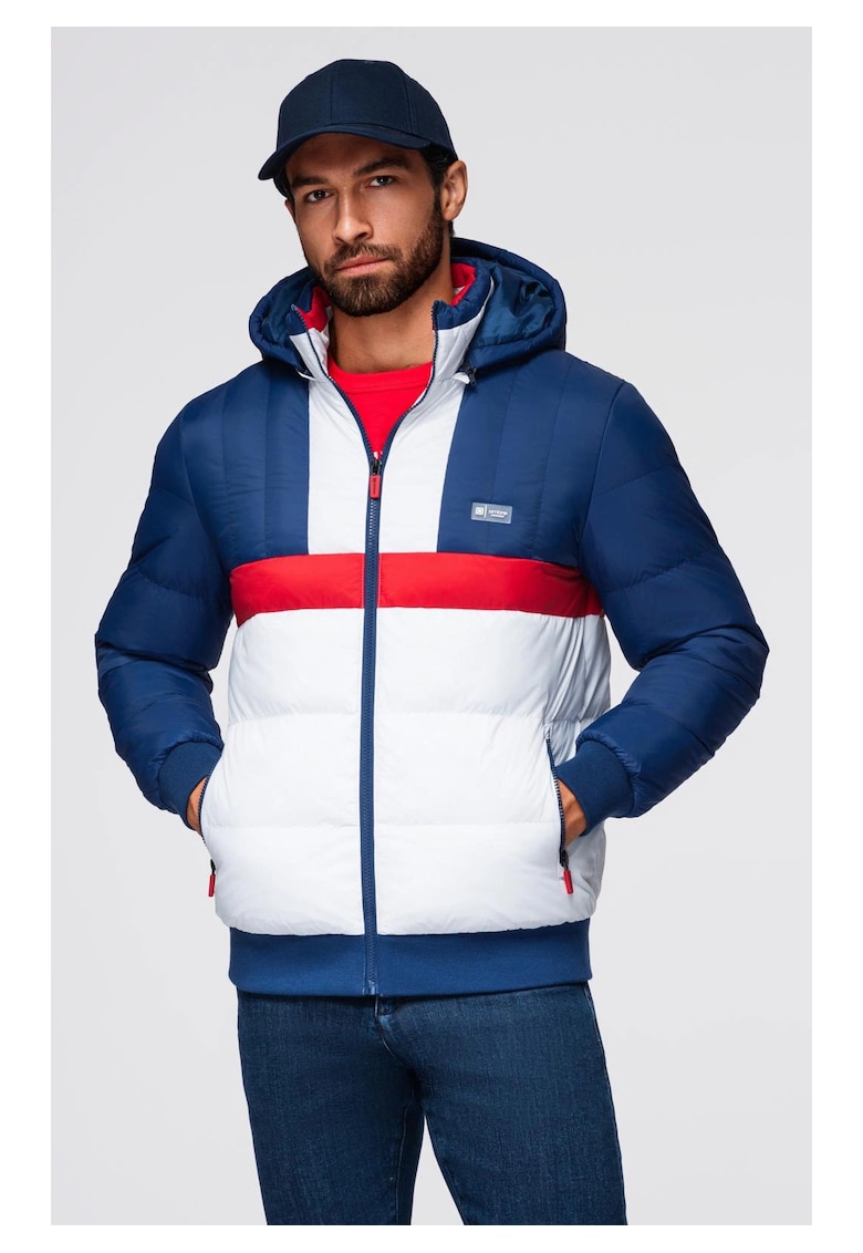 Jacheta sport colorata in stil retro OM-JALP-0296