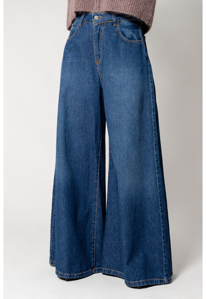 Blugi foarte largi din denim 18149