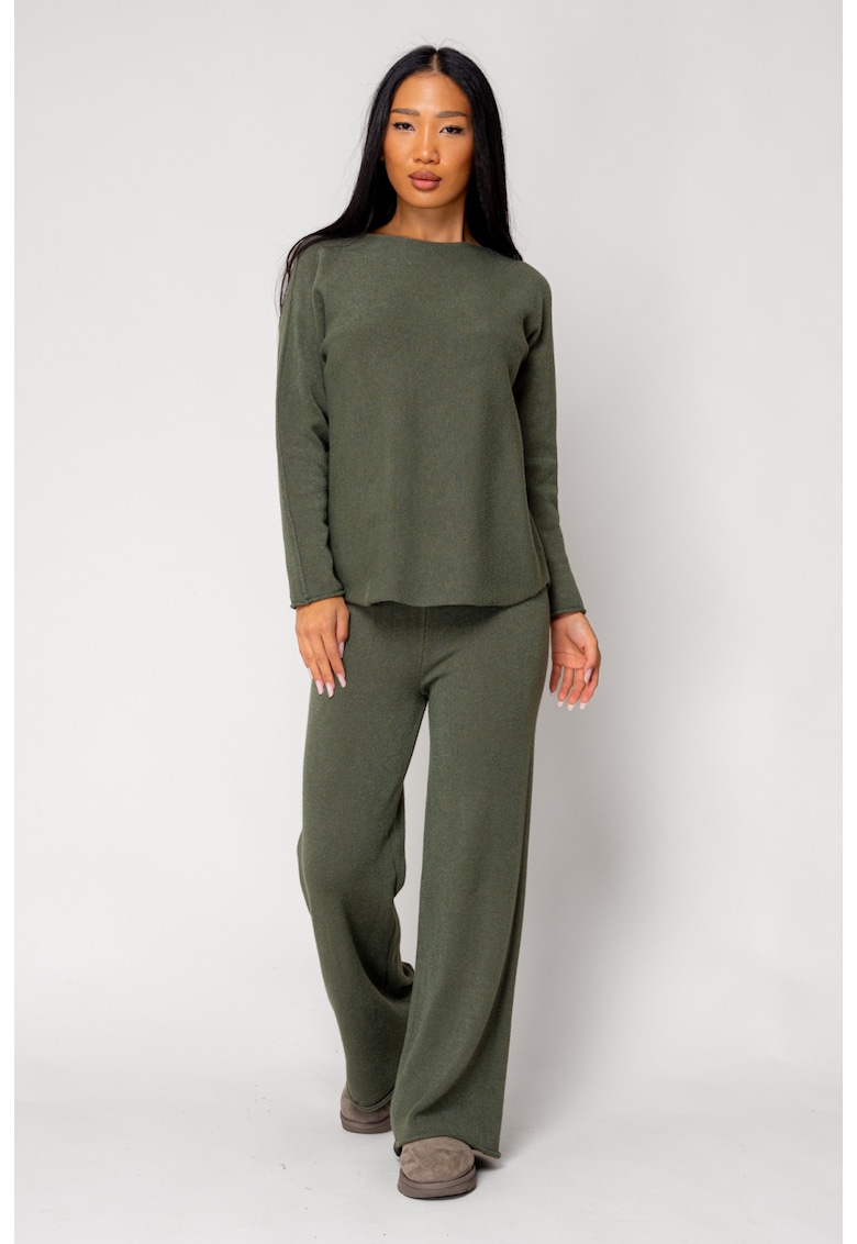 Set Vellera Pulover si Pantalon lung Olive 18237