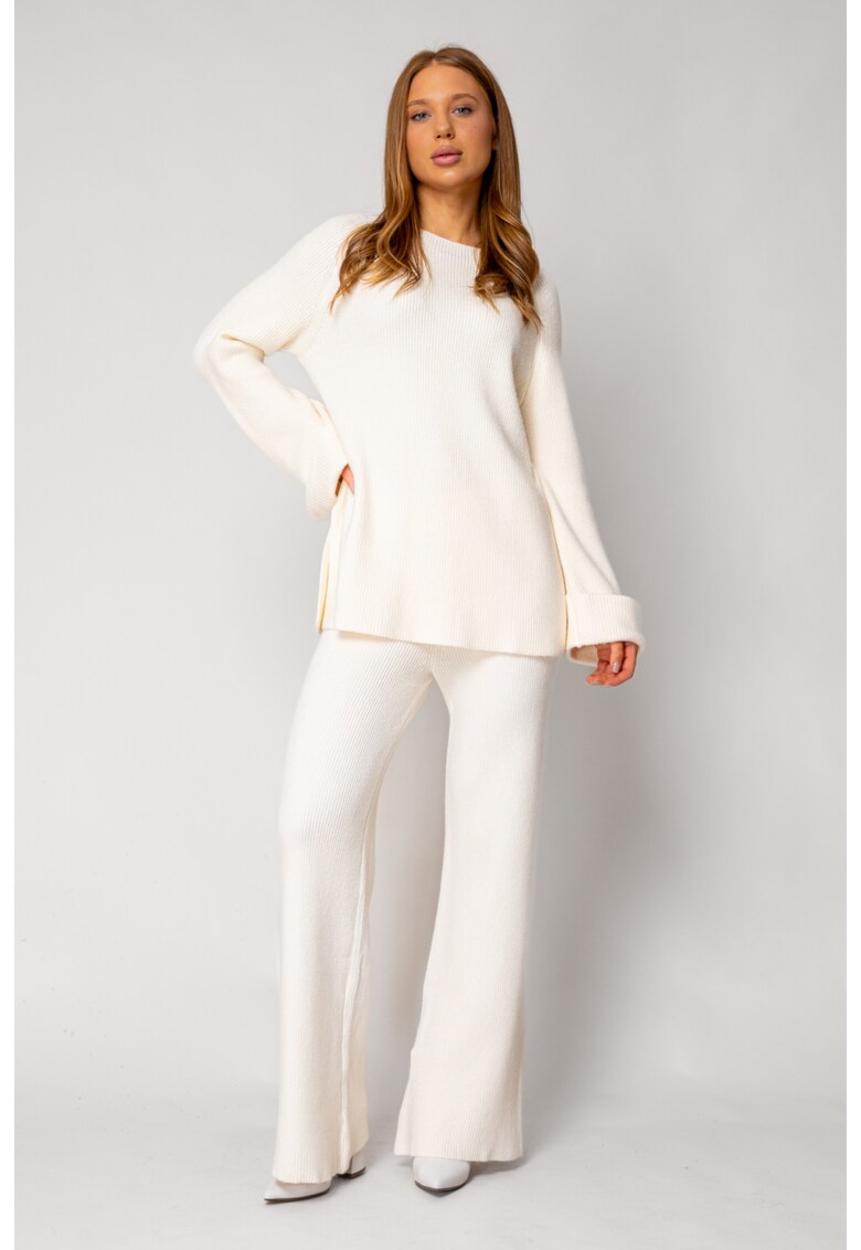 Set Aria Pulover si pantalon lung Off White 18247