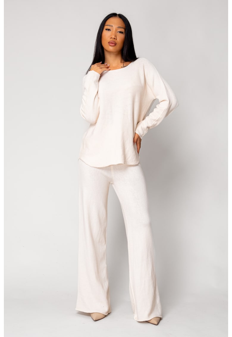 Set Vellera Pulover si Pantalon lung Cream 18303