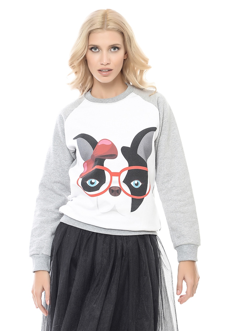 Bluza de trening de bumbac cu imprimeu grafic