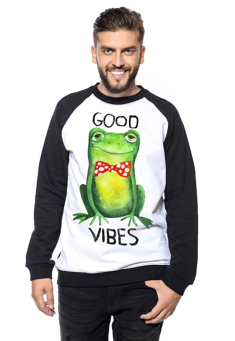 Bluza de trening de bumbac cu imprimeu Bluza de trening de bumbac cu imprimeu