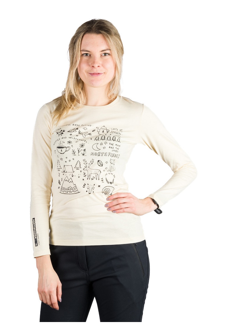 Tricou Riya - bumbac organic - Crem