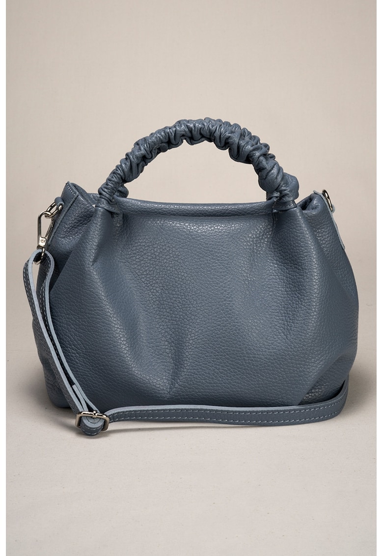 Geanta de piele cu bareta suplimentara si manre