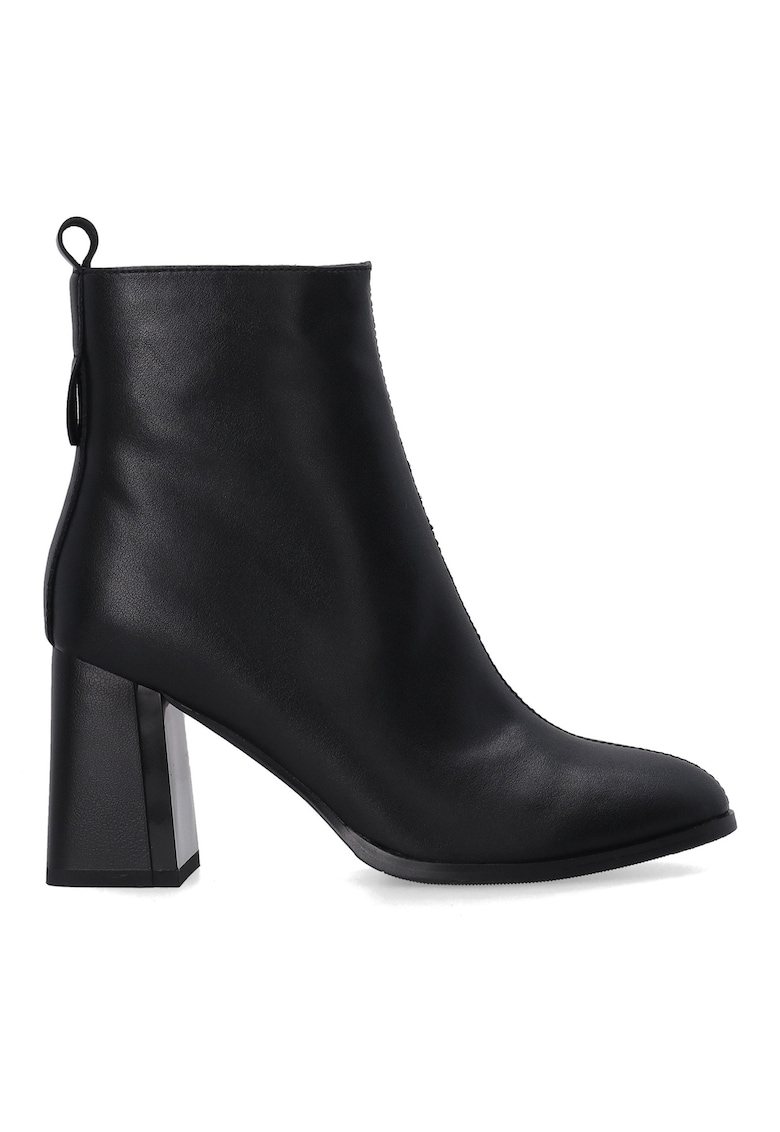 Ghete negre elegante din piele naturala