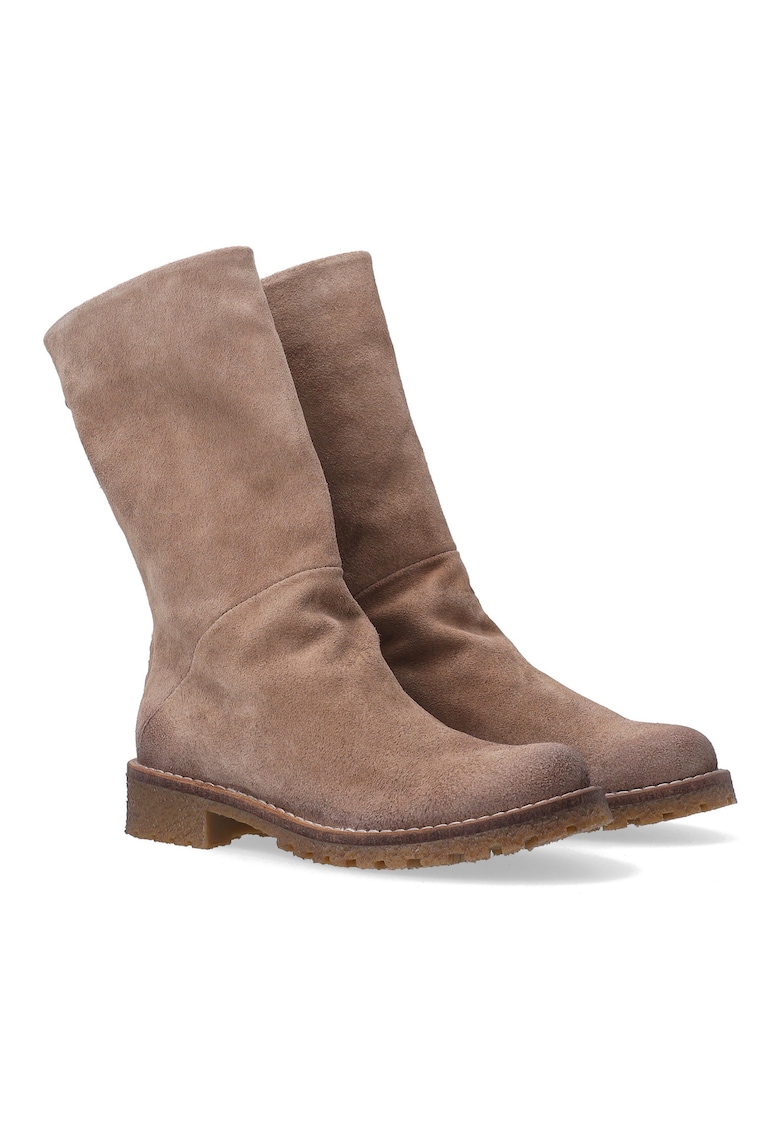 Ghete de dama din piele intoarsa - gri