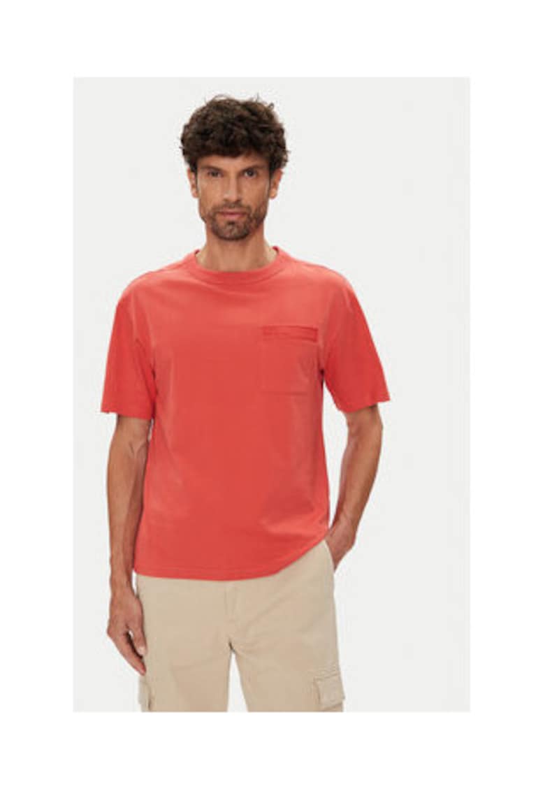 Tricou barbati - rosu - 100% bumbac -