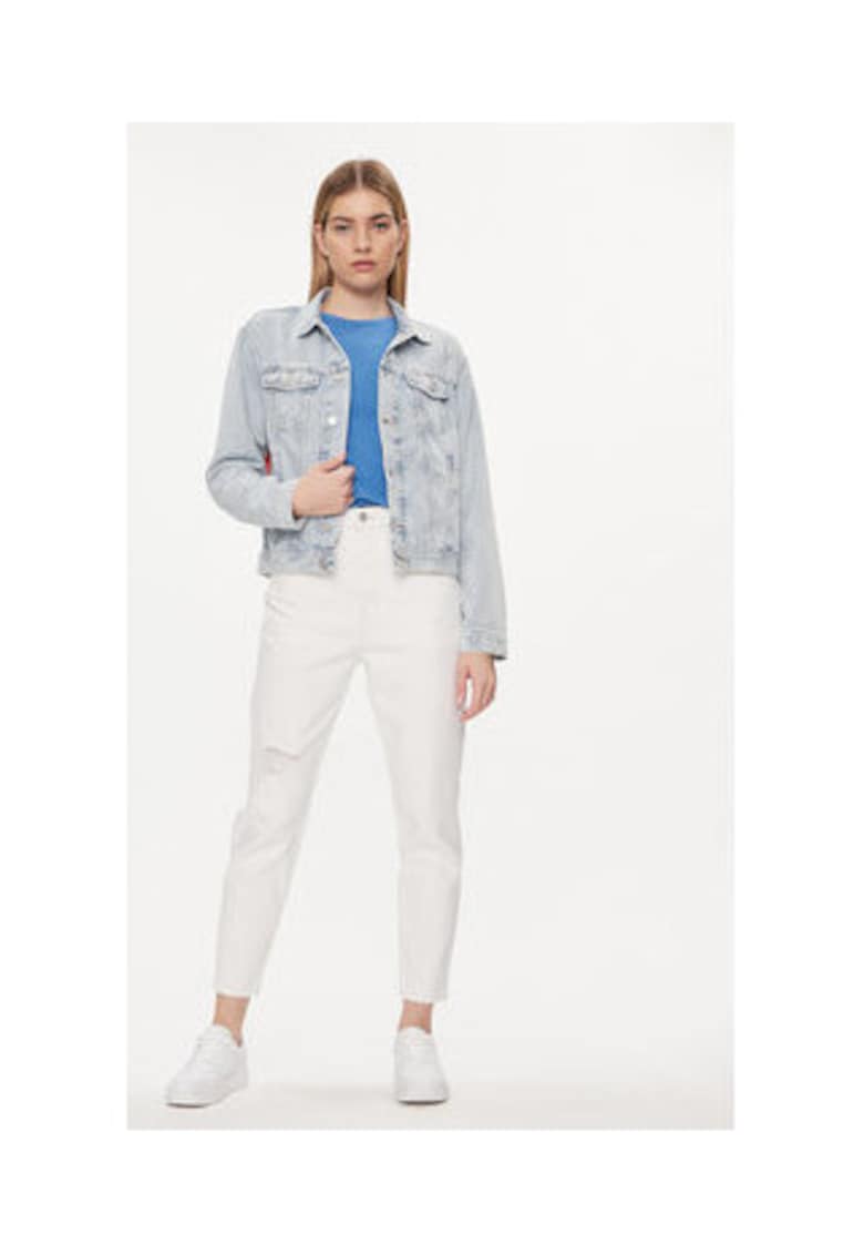 Geaca de blugi Dama - Albastru - 80% bumbac - 20% bumbac reciclat -