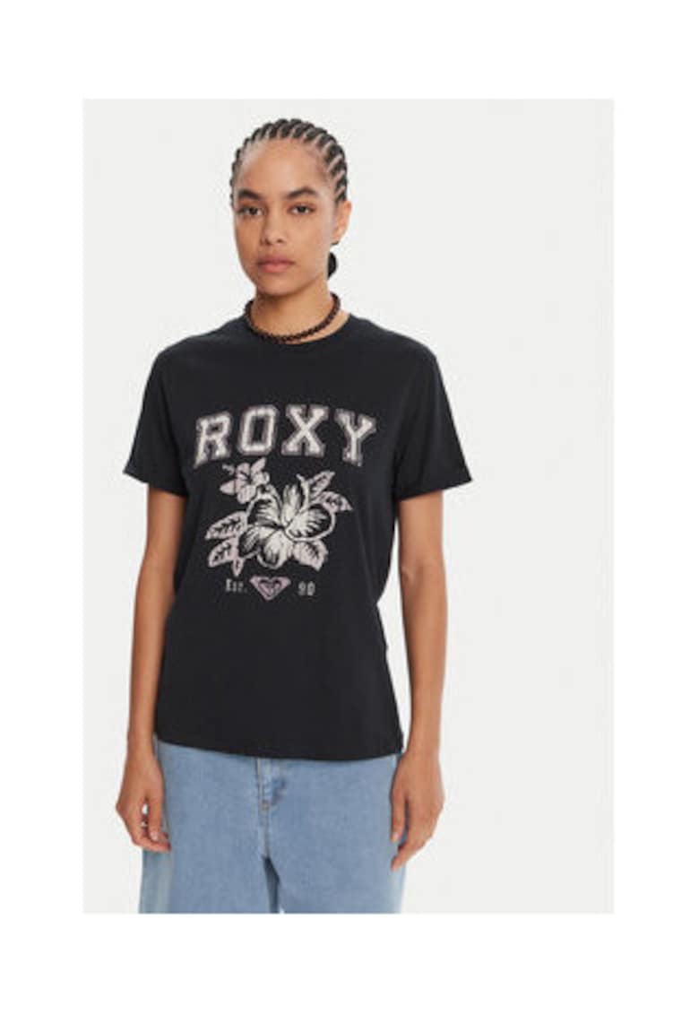 Roxy Tricou dama - bleumarin - 100% bumbac organic -