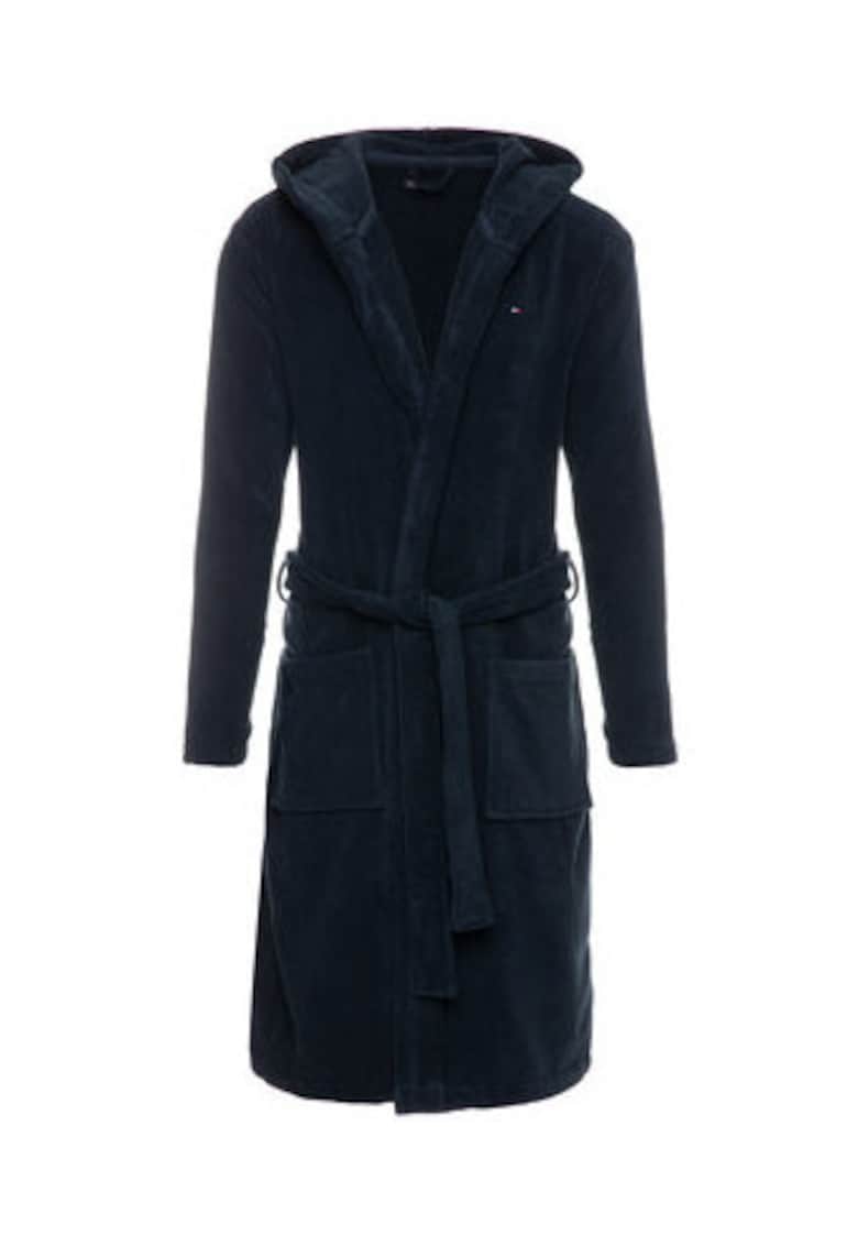 Tommy Hilfiger Halat de baie barbati - bleumarin - 100% bumbac -