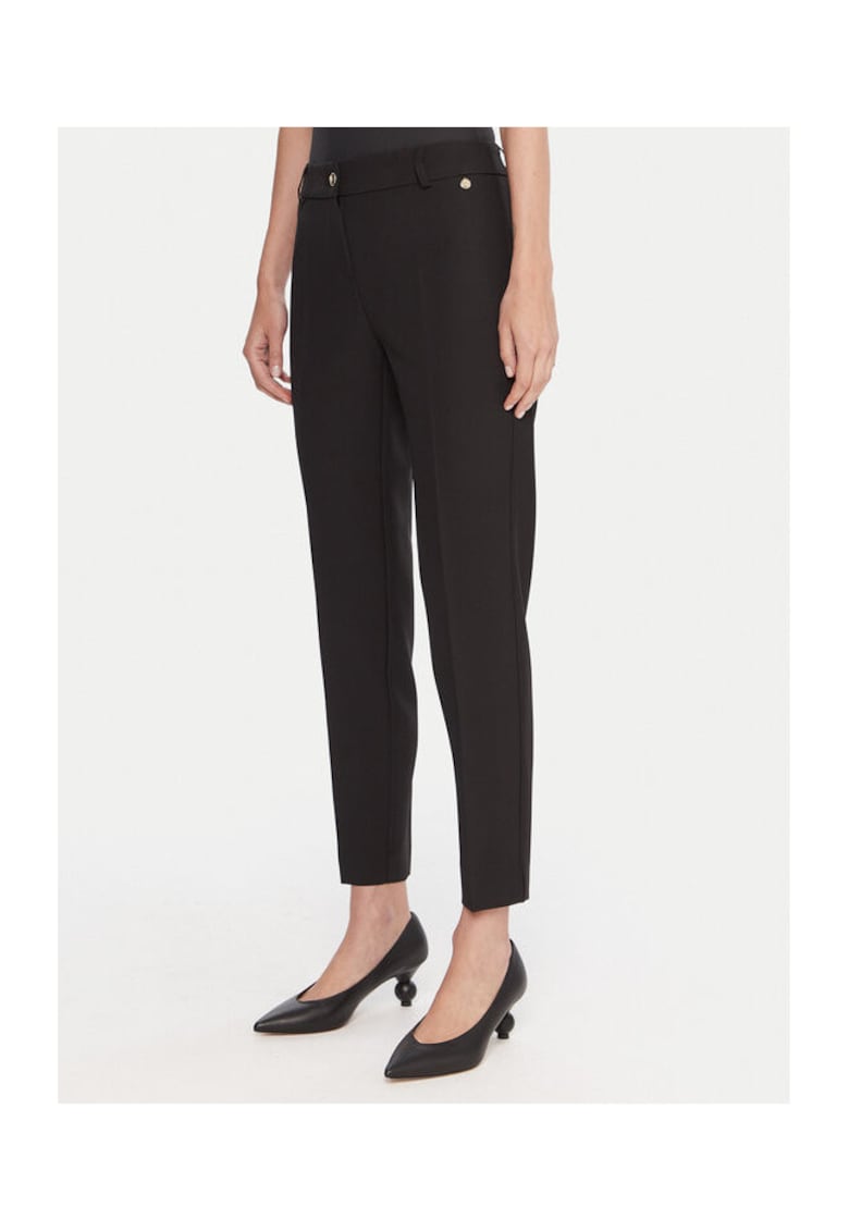 Pantaloni dama - Negru - 90% poliester - 10% elastan - Negru