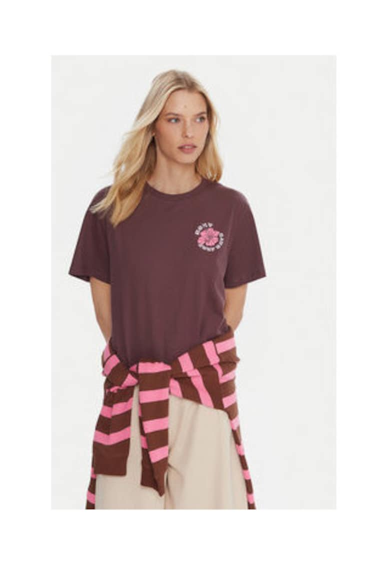 Roxy Tricou dama - Bumbac organic - Mov