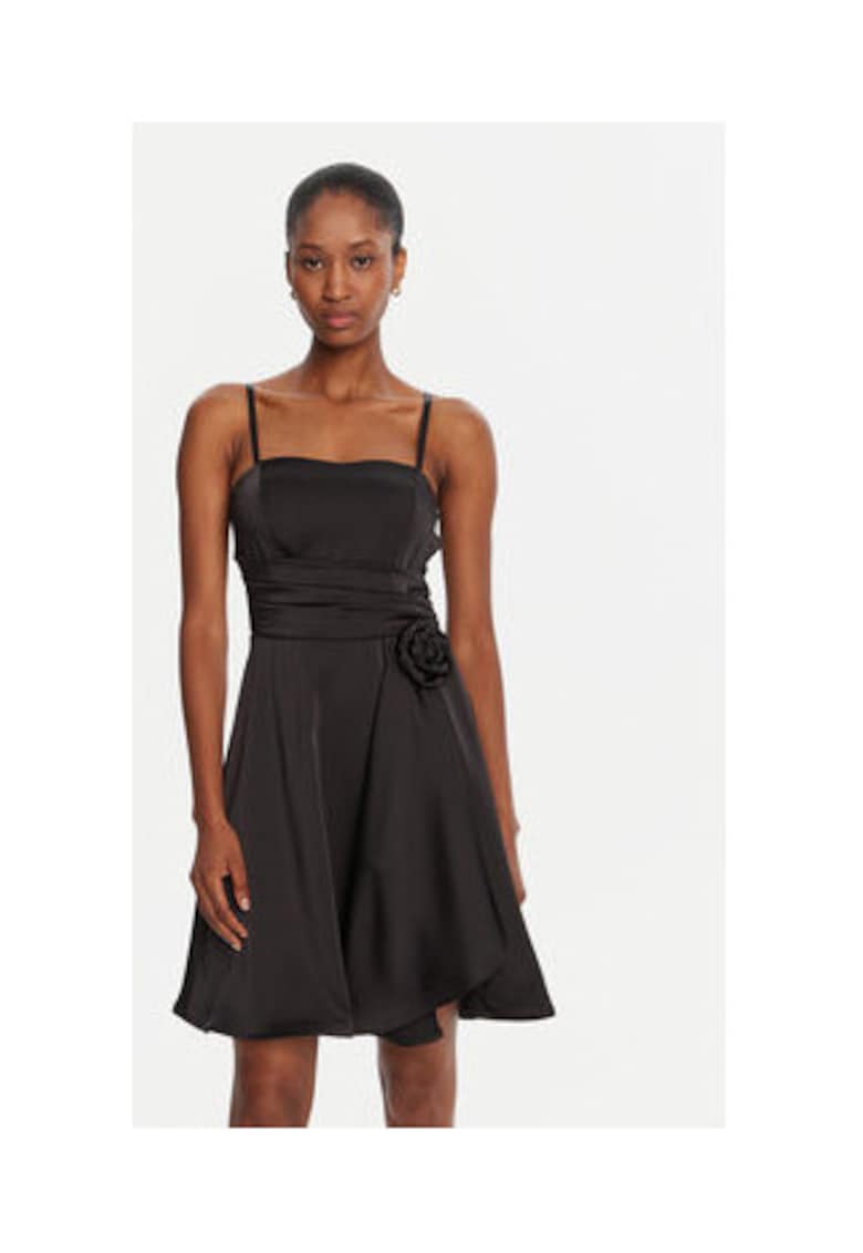 Rochie cocktail Dama - negru - poliester - elastan -