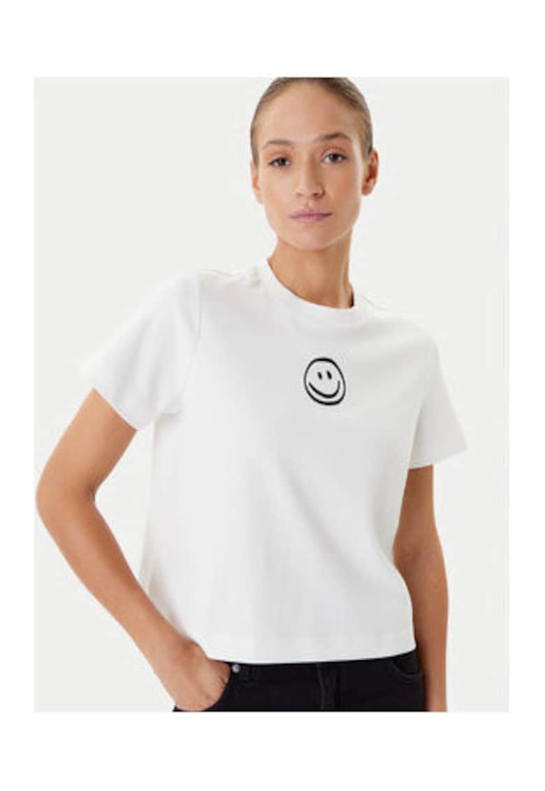 Vero Moda Tricou dama - Alb - Bumbac organic -