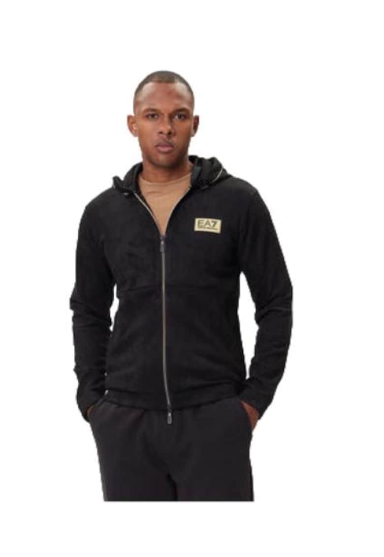 Hanorac barbati - Emporio Armani elastan/poliester - negru -