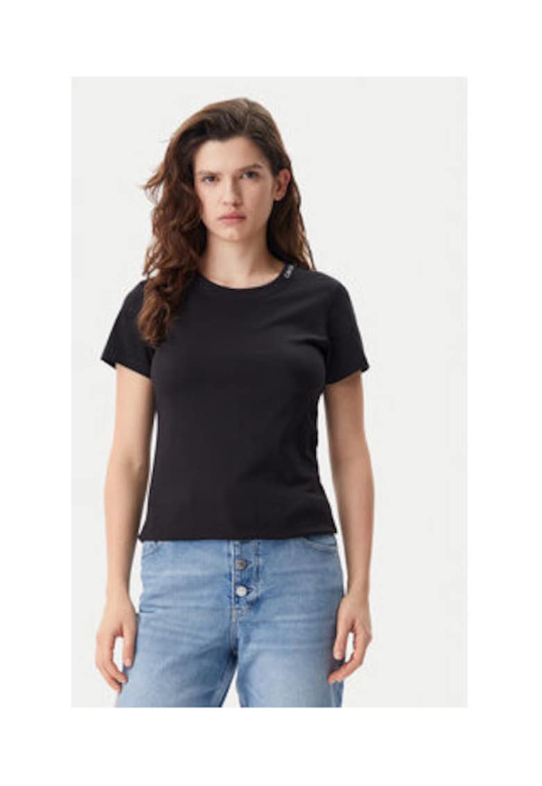 Tricou dama - bumbac - negru -