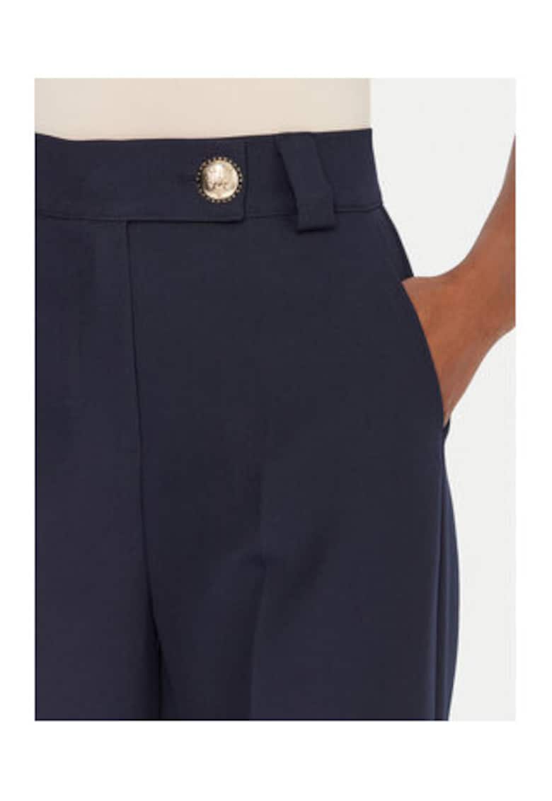 Pantaloni bleumarin - 90% poliester - 10% elastan - 65875 - Bleumarin