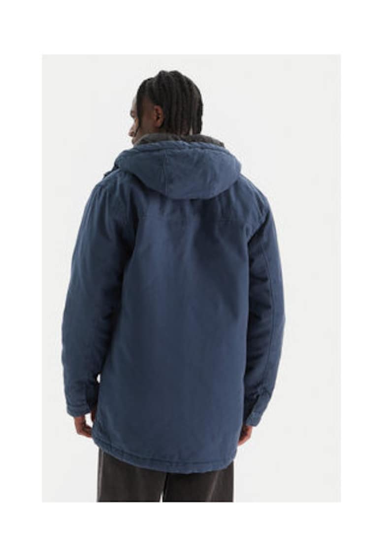 Parka barbati - bleumarin - 100% bumbac -