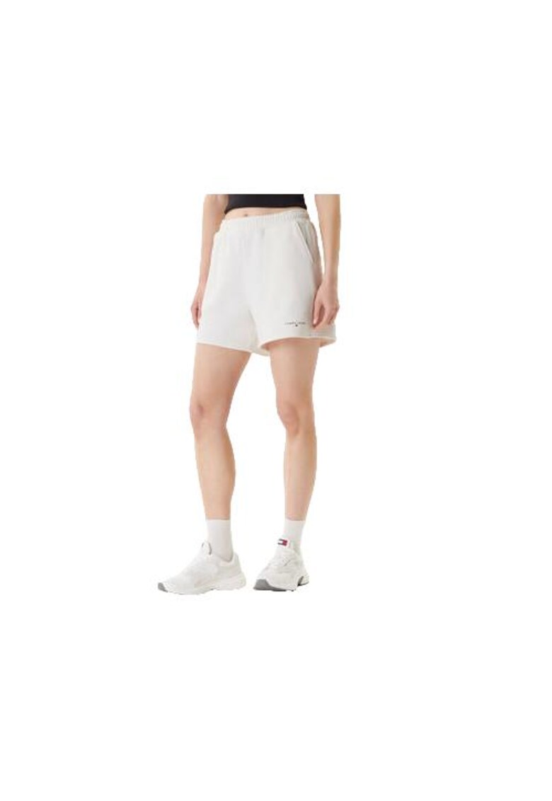 Pantaloni sport dama - Ecru - 80% bumbac - 20% poliester reciclat -