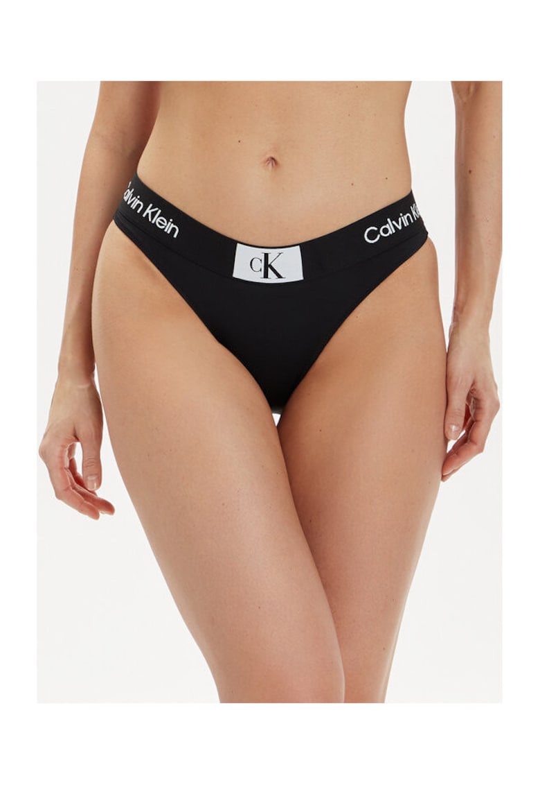 Slip de dama - rosu - Negru
