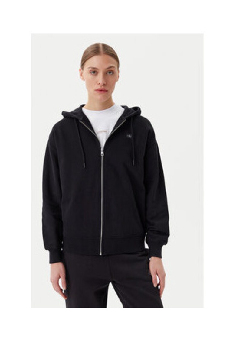 Hanorac dama - bumbac - negru