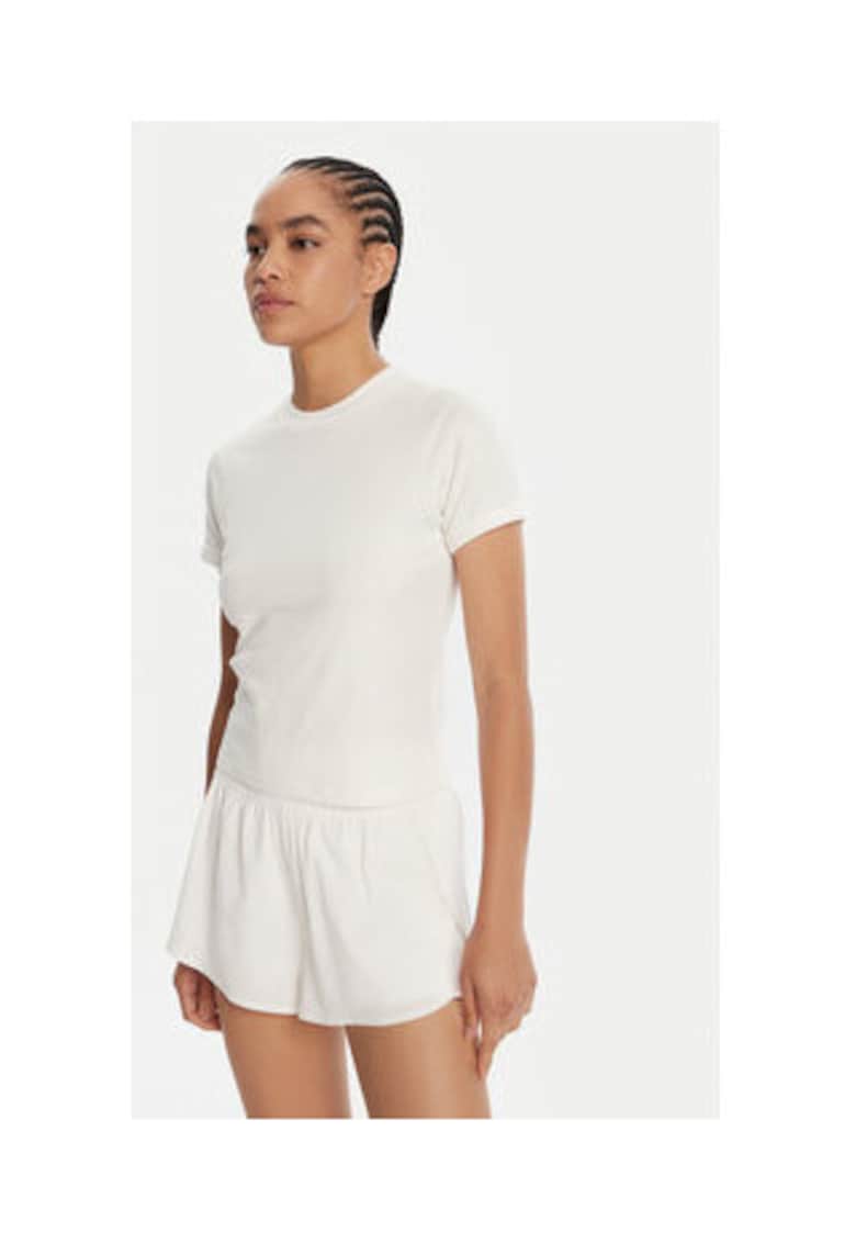 Reebok Tricou dama - Alb - Bumbac/Elastan