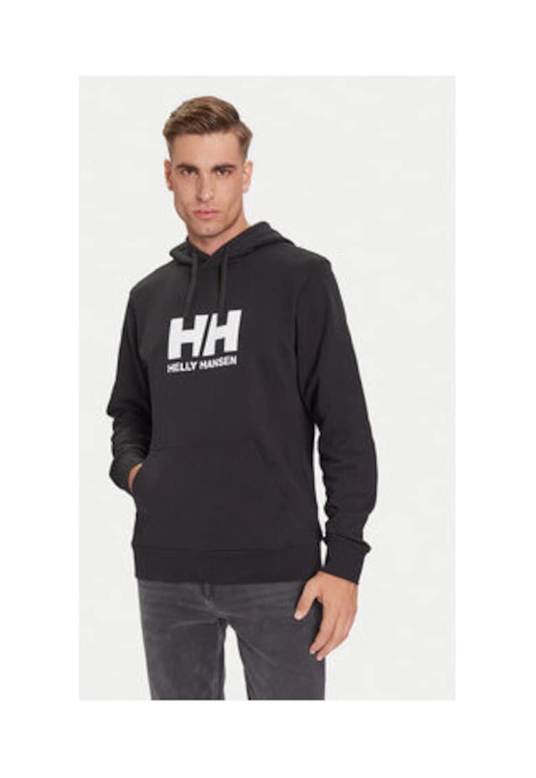 Hanorac barbati - negru - 100% bumbac -