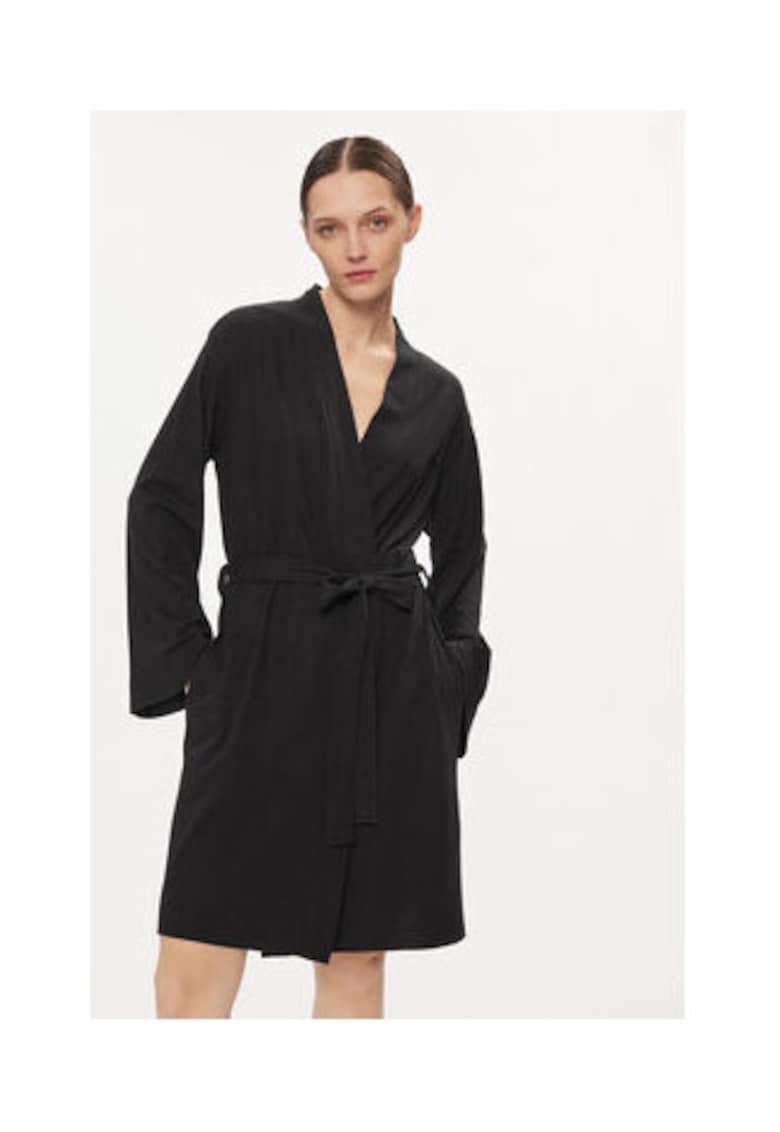 Halat dama - negru - bumbac elastan - M/L