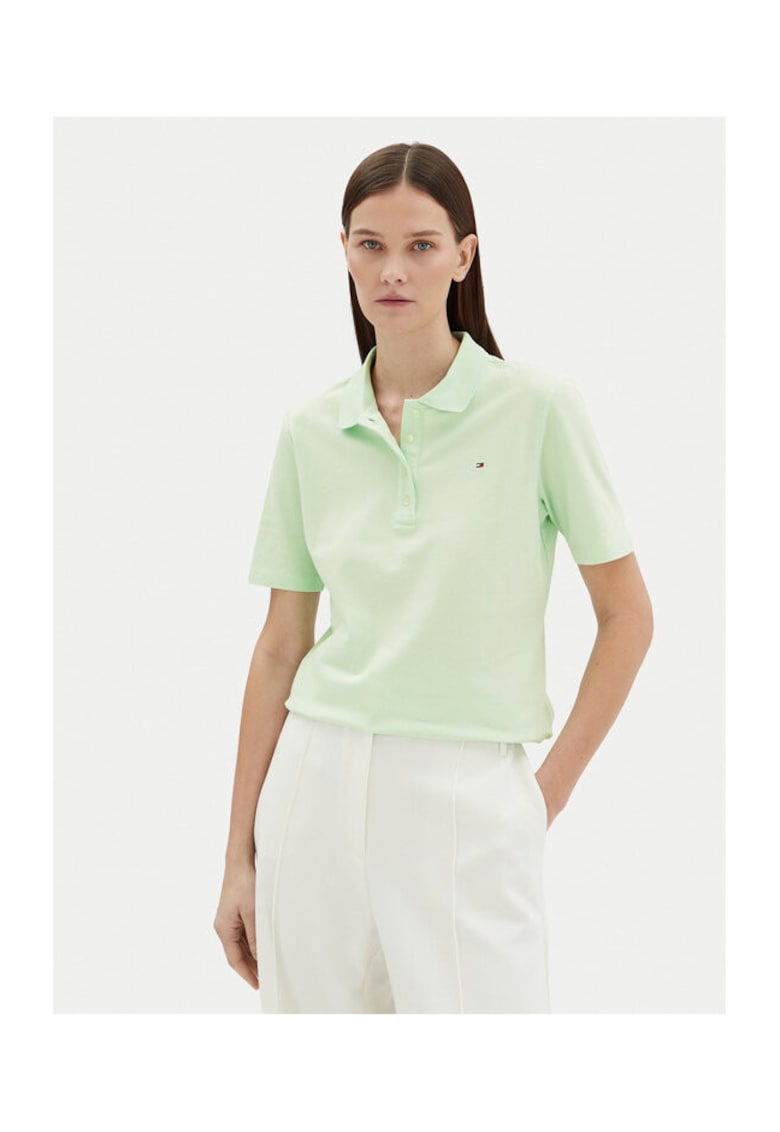Tricou dama - Verde deschis - Polo
