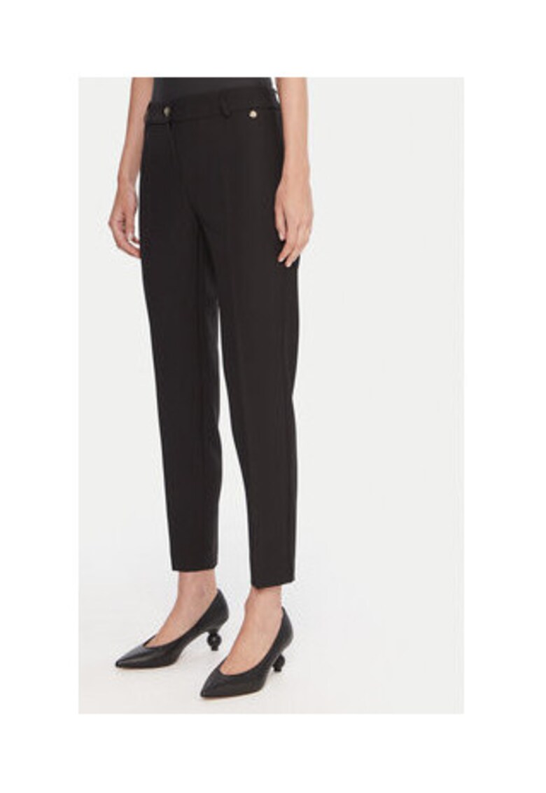 Pantaloni dama - Negru - 90% poliester - 10% elastan - Negru