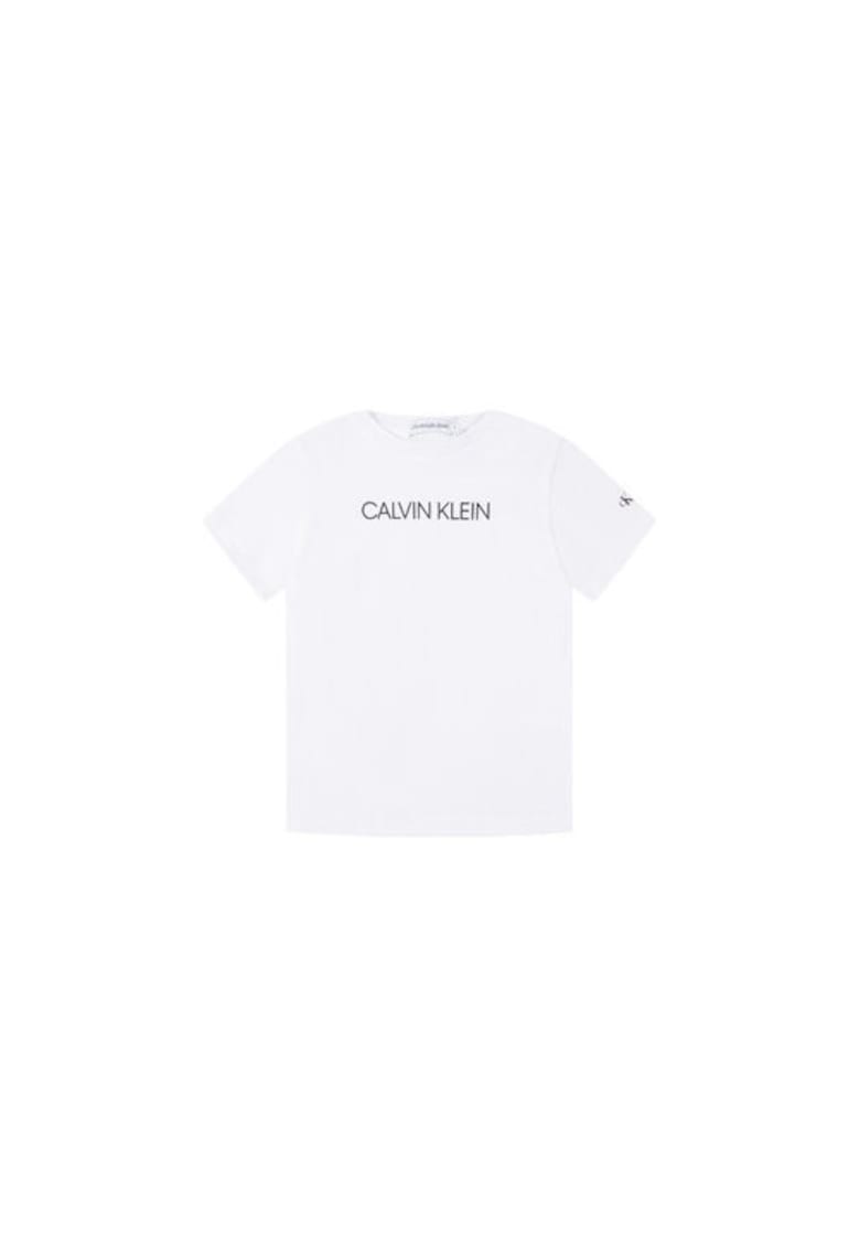 Tricou Baiat - Alb - bumbac organic - 4 ani