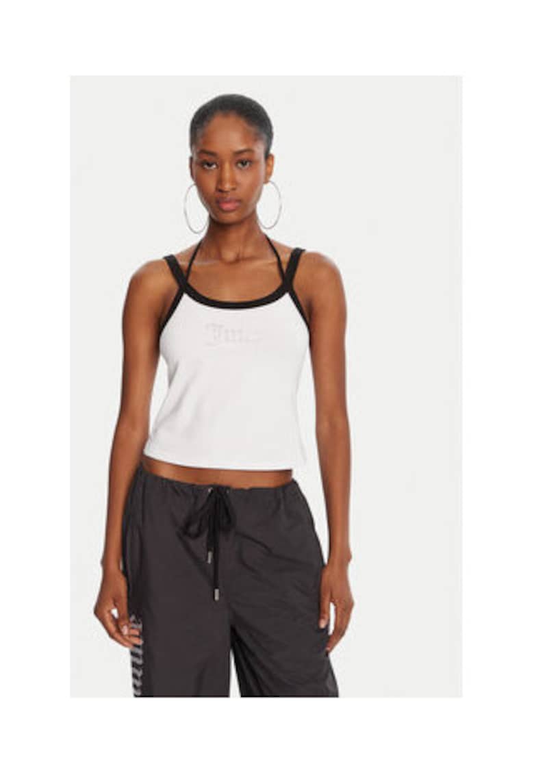 Tricou dama - Bumbac/Elastan - Alb